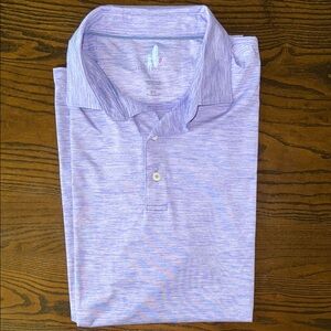 johnnie-O Purple Polo Shirt Casual Knit